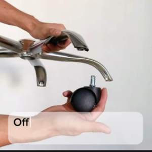 Office Chair Roller Replacement Heavy Duty gaming Chair Caster Twin Wheel Chair Wheel Roller Roda Kerusi Pejabat