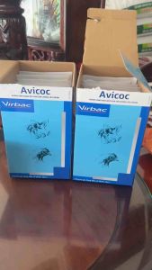 Avicoc 100g Virbac Pháp trị cầu trùng tiêu chảy ra máu bệnh đường ruột Gà gia cầm