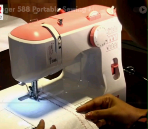 ACME JAPAN FULL SIZED HEAVY DUTY MULTIFUNCTION MULTISTITCH LED PORTABLE SEWING MACHINE