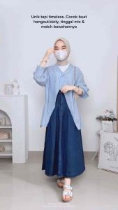 Trendly Atasan Wanita: Blouse & Kemeja Wanita Motif Stripe