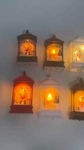 LED Lighted Christmas Lantern Christmas Tree Decoration Christmas Ornament