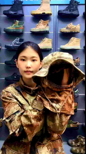 Setelan Topi Gunung Rimba Outdoor Hiking Hutan Camping Hat Tali Cream Army Outbound Lapangan Kemping mancing