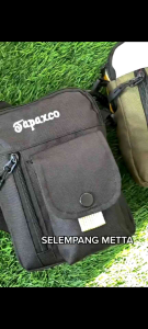 Tas Selempang Metta Pria Slingbag Mini Pouch Tapaxco 3 Ruang Simple Muat Banyak