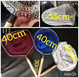Serokan Ikan super kuat Besar Jumbo Benang Nilon Tangguk Ikan Lamit Ikan Serok Ikan 40cm