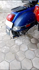 Kanalpot Racing Vespa Buang Kanan Silincer Karbon