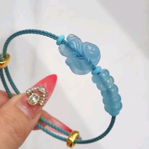 Vòng Cáp Ngũ Điếu Hồ Ly Aqua - Phong Thủy TUDO