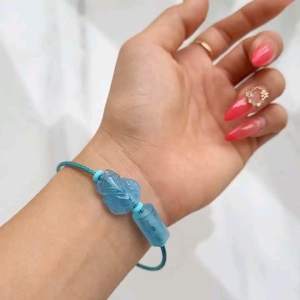 Q785 Vòng lu thống hồ ly Aquamarine Thủy và Mộc - Phong Thuỷ TUDO P