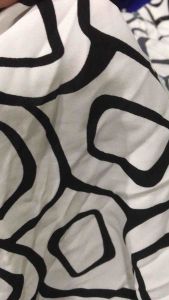 Vải voan họa tiết trắng đen mềm rũ mỏng nhẹ bay (khổ 1m5)may đầm váy áo kiểu áo dài thời trang