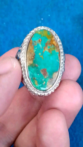 CINCIN BATU PIRUS PERSIA ASLI NATURAL MOTIF