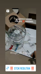 Original Chopper Daging Philips Hr 2115 Hr 2116 Hr 2061 Hr 2071 Blender Daging Philips Penggiling