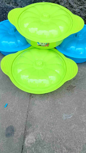 Wadah Set Makan Wadah Plastik Set 6 Pcs Basi Labu Warna