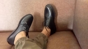 Brotherboots Sepatu Pantofel Pria Model Tali Asli Kulit Sapi.Sepatu Pantofel Pria Low Boots 3 Hole Asli Kulit Sapi 100℅