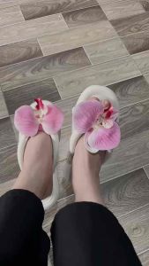 Dép Xốp Đi Biển Đi Chơi Hoa Lan Hồ Điệp Hot Hit Xinh Xắn Nhiều Size