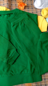 Bộ dài tay bo thun dày ấm áp cho bé chất cotton gai hàng xuất VNXK từ 11 - 35kg