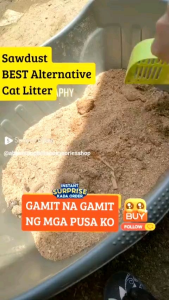 Kusot Fine Saw Dust Alternative for Cat Litter - Organic/Plant Substrate