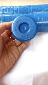 Tutup Galon Isi Ulang 100 pcs BRP Murah Anti Tumpah Anti Pecah Warna Biru Dongker