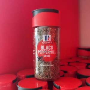 McCormick Black Peppermill Grind 55g Glass Bottle