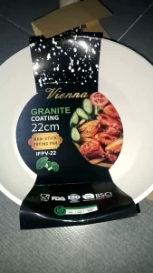 VIENNA FRY PAN INFINITY 20.22.24.26 CM | Panci penggorengan frypan Glowing granite marble pan jerman Glowpan