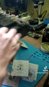 Cuci Gudang Pcb LED 220V AC khusus 18watt Kondisi Normal