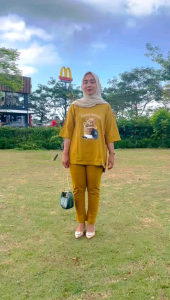 Pinixxo - Setelan Wanita Oversize Terbaru Catton Combad 20s