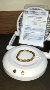 Vòng tay đá mã não tự nhiên đa sắc hợp tất cả các mệnh