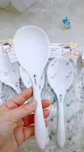 Vá múc cơm- xới cơm Oval Xương Cá - Oval liền không dính cơm có thể đứng được