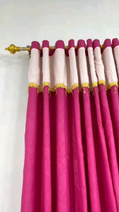 Gorden premium renda embos polos lemon tea mewah | tirai gorden premium ring 12 murah