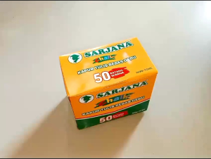 Kapur tulis putih & warna SARJANA 1 pak isi 50 pcs