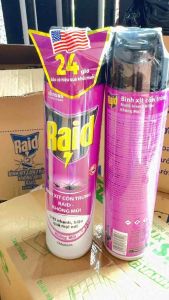 Bình xịt côn trùng Raid Không Mùi 520ml