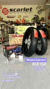 Velg Wheelset SUPERMOTO SCARLET RACING FORGED trail KLX CRF WR155