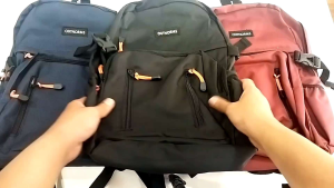 Tas Ransel Backpack Pria & Tas Gendong Sekolah Kuliah Support Laptop 15 Inch