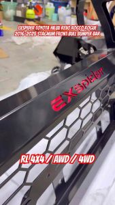 EXspider Toyota revo rocco 2016 2017 2018 2019 STAGNUM front bull bumper bar bodykit body kit led fog lamp light drl