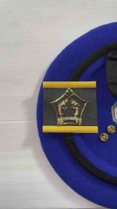 Baret POM AD / baret Polisi militer angkatan darat PM / baret camel pomad / baret tni AD / topi PM / baret biru / baret wool premium