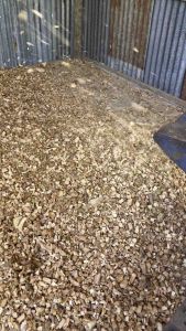 เปลือกมะพร้าวสับกลาง ราคาถูกและดีคุ้มสุด ขนาด2กิโลกรัม