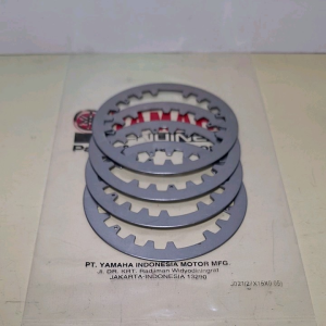 Plat Gesek Kopling 4pcs Set untuk Motor Yamaha Jupiter Z Fizr Vega R Crypton Vega R New Burhan