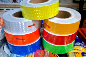 Reflective Tape 7 colors Trailer Reflector Caution Safety Warning Tape for Motorcycle Car-Styling Film 2x50m 1rolll