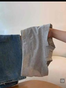 Hi.sweetie🎀[Ready Stock] Mid High Waist Cotton Safety Pants Extra Long Crotch Antibacterial Seamless Safety Pants纯棉四角无痕裤