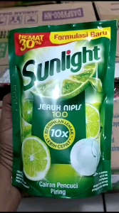 sabun cuci piring sunlight jumboo extra higienis &anti bau pouch 650ml