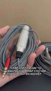 Dây livestream từ vang số  amply  mixer. Phát trên IOS  hoặc Android. Cho chất lượng như phòng thu chuyên nghiệp.