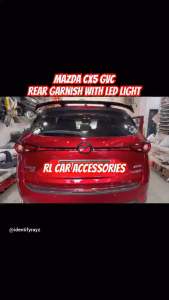 Mazda CX5 CX 5 2017 2018 2019 2020 2021 2022 2023 2024 2025 2026 Rear Centre trunk Garnish led lamp tail light cover fog spoiler bodykit body kit