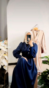 KANAYA DRESS/GAMIS WANITA/BAJU MUSLIM/DRESS ELEGANT KEKINIAN