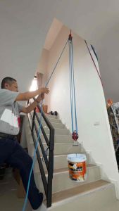 ชุด ยกของขึ้นที่สูง เชือกยาว 20 เมตร