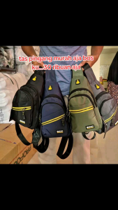 Tas pingang Impor Bahan Bimo Free Cincin Titanium Black.