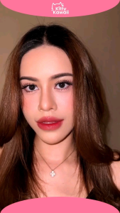 คอนแทคเลนส์ รุ่น Mio ค่าอมน้ำ 55% สีเทา/ตาล Gray/Brown มีค่าสายตา (0.00)-(-7.00)