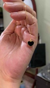 PAWNABLE 18K Saudi Gold Fine Tauco Chain(thin) w/ 18K Mini Heart Pendant(HOLLOW)