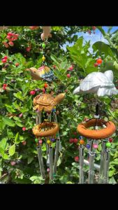 โมบายแขวน กระดิ่งลม เต่าเงินเต่าทอง โชคลาภเงินทอง(พร้อมส่ง)