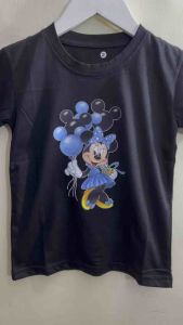 Tshirt kids kaos atasan oblong anak cewek umur 1-12tahun sablon karakter MINNIE BALON