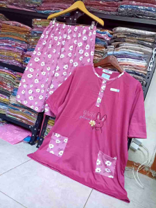 FOREVER SWEET BAJU TIDUR JUMBO PENDEK 5XL LD 126CM PIYAMA JUMBO