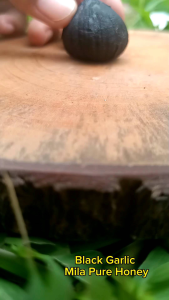 BAWANG HITAM BLACK GARLIC 150 GRAM MERK MILA PURE HONEY SUPERFOOD ALAMI UNTUK PENDERITA KANGKER TUMOR ASLAM HAID TIDAK LANCAR