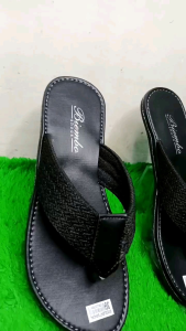 SANDAL JEPIT WANITA RAJUT TURKI HITAM SENDAL RAJUT CEWEK DEWASA ANTI SLIP BIEMBO SHOES